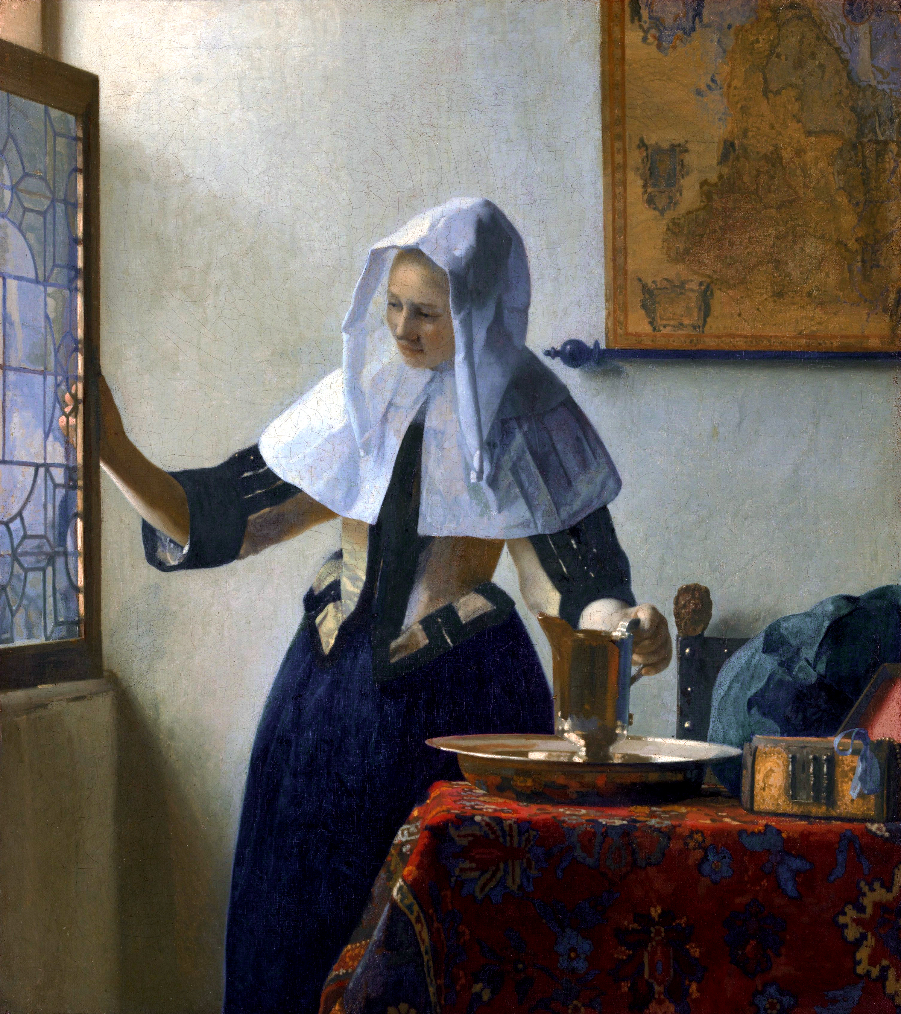1660-62 Young Woman with a Water Jug, 1660-62, Oil on canvas, 45,7 x 40,6 cm, Metropolitan Museum of Art, New York.jpg